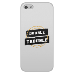 Заказать чехол для iPhone 5/5S в Москве. Чехол для iPhone 5/5S, объёмная печать Double Trouble от go59 - готовые дизайны и нанесение принтов.