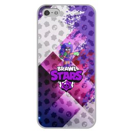 Заказать чехол для iPhone 5/5S в Москве. Чехол для iPhone 5/5S, объёмная печать Brawl Stars от THE_NISE  - готовые дизайны и нанесение принтов.