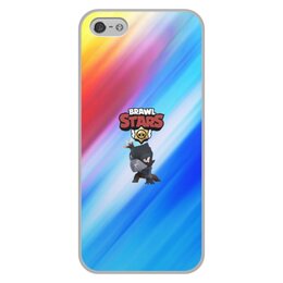 Заказать чехол для iPhone 5/5S в Москве. Чехол для iPhone 5/5S, объёмная печать Brawl Stars от THE_NISE  - готовые дизайны и нанесение принтов.