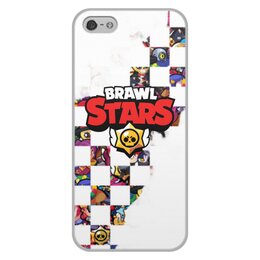 Заказать чехол для iPhone 5/5S в Москве. Чехол для iPhone 5/5S, объёмная печать Brawl Stars от THE_NISE  - готовые дизайны и нанесение принтов.