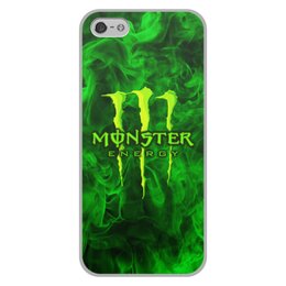 Заказать чехол для iPhone 5/5S в Москве. Чехол для iPhone 5/5S, объёмная печать Monster Energy от THE_NISE  - готовые дизайны и нанесение принтов.