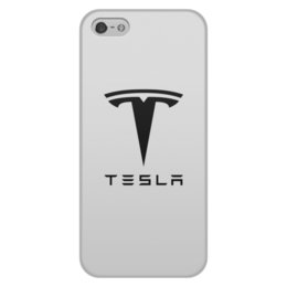 Заказать чехол для iPhone 5/5S в Москве. Чехол для iPhone 5/5S, объёмная печать TESLA от DESIGNER   - готовые дизайны и нанесение принтов.