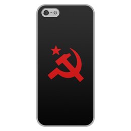 Заказать чехол для iPhone 5/5S в Москве. Чехол для iPhone 5/5S, объёмная печать Советский Союз от THE_NISE  - готовые дизайны и нанесение принтов.