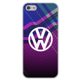 Заказать чехол для iPhone 5/5S в Москве. Чехол для iPhone 5/5S, объёмная печать Volkswagen от THE_NISE  - готовые дизайны и нанесение принтов.