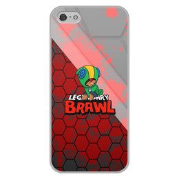 Заказать чехол для iPhone 5/5S в Москве. Чехол для iPhone 5/5S, объёмная печать Brawl Stars от THE_NISE  - готовые дизайны и нанесение принтов.