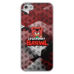 Заказать чехол для iPhone 5/5S в Москве. Чехол для iPhone 5/5S, объёмная печать Brawl Stars от THE_NISE  - готовые дизайны и нанесение принтов.