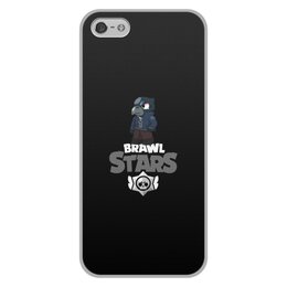 Заказать чехол для iPhone 5/5S в Москве. Чехол для iPhone 5/5S, объёмная печать Brawl Stars от THE_NISE  - готовые дизайны и нанесение принтов.