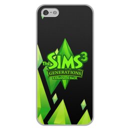 Заказать чехол для iPhone 5/5S в Москве. Чехол для iPhone 5/5S, объёмная печать The Sims 3 от THE_NISE  - готовые дизайны и нанесение принтов.