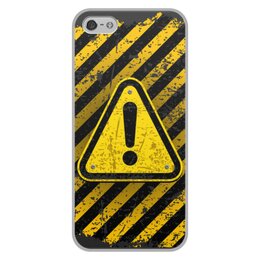 Заказать чехол для iPhone 5/5S в Москве. Чехол для iPhone 5/5S, объёмная печать Опасность от THE_NISE  - готовые дизайны и нанесение принтов.