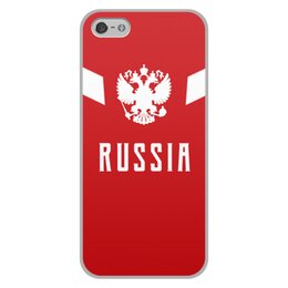 Заказать чехол для iPhone 5/5S в Москве. Чехол для iPhone 5/5S, объёмная печать Russia от THE_NISE  - готовые дизайны и нанесение принтов.