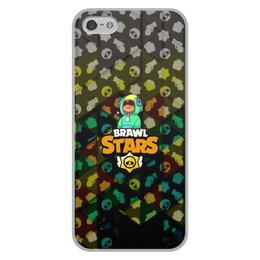 Заказать чехол для iPhone 5/5S в Москве. Чехол для iPhone 5/5S, объёмная печать Brawl Stars от THE_NISE  - готовые дизайны и нанесение принтов.