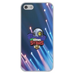 Заказать чехол для iPhone 5/5S в Москве. Чехол для iPhone 5/5S, объёмная печать Brawl Stars от THE_NISE  - готовые дизайны и нанесение принтов.