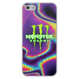 Заказать чехол для iPhone 5/5S в Москве. Чехол для iPhone 5/5S, объёмная печать Monster Energy от THE_NISE  - готовые дизайны и нанесение принтов.