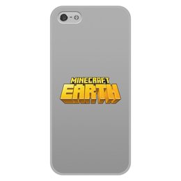 Заказать чехол для iPhone 5/5S в Москве. Чехол для iPhone 5/5S, объёмная печать Minecraft от THE_NISE  - готовые дизайны и нанесение принтов.