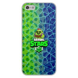 Заказать чехол для iPhone 5/5S в Москве. Чехол для iPhone 5/5S, объёмная печать Brawl Stars от THE_NISE  - готовые дизайны и нанесение принтов.