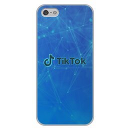 Заказать чехол для iPhone 5/5S в Москве. Чехол для iPhone 5/5S, объёмная печать Tik Tok от THE_NISE  - готовые дизайны и нанесение принтов.