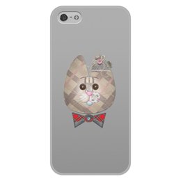 Заказать чехол для iPhone 5/5S в Москве. Чехол для iPhone 5/5S, объёмная печать Котик от THE_NISE  - готовые дизайны и нанесение принтов.