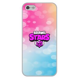 Заказать чехол для iPhone 5/5S в Москве. Чехол для iPhone 5/5S, объёмная печать Brawl Stars от THE_NISE  - готовые дизайны и нанесение принтов.