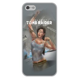 Заказать чехол для iPhone 5/5S в Москве. Чехол для iPhone 5/5S, объёмная печать Tomb Raider от THE_NISE  - готовые дизайны и нанесение принтов.