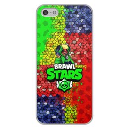 Заказать чехол для iPhone 5/5S в Москве. Чехол для iPhone 5/5S, объёмная печать Brawl Stars от THE_NISE  - готовые дизайны и нанесение принтов.