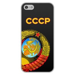 Заказать чехол для iPhone 5/5S в Москве. Чехол для iPhone 5/5S, объёмная печать Советский Союз от THE_NISE  - готовые дизайны и нанесение принтов.