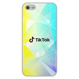 Заказать чехол для iPhone 5/5S в Москве. Чехол для iPhone 5/5S, объёмная печать Tik Tok от THE_NISE  - готовые дизайны и нанесение принтов.