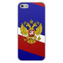 Заказать чехол для iPhone 5/5S в Москве. Чехол для iPhone 5/5S, объёмная печать Russia от THE_NISE  - готовые дизайны и нанесение принтов.