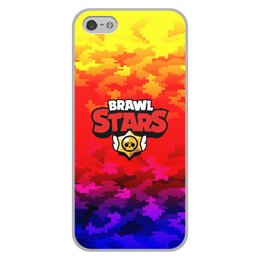 Заказать чехол для iPhone 5/5S в Москве. Чехол для iPhone 5/5S, объёмная печать Brawl Stars от THE_NISE  - готовые дизайны и нанесение принтов.