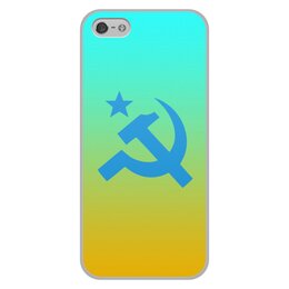 Заказать чехол для iPhone 5/5S в Москве. Чехол для iPhone 5/5S, объёмная печать Советский Союз от THE_NISE  - готовые дизайны и нанесение принтов.