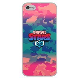 Заказать чехол для iPhone 5/5S в Москве. Чехол для iPhone 5/5S, объёмная печать Brawl Stars от THE_NISE  - готовые дизайны и нанесение принтов.