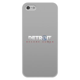 Заказать чехол для iPhone 5/5S в Москве. Чехол для iPhone 5/5S, объёмная печать Detroit Become Human от THE_NISE  - готовые дизайны и нанесение принтов.