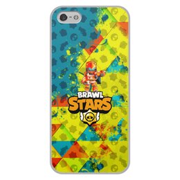 Заказать чехол для iPhone 5/5S в Москве. Чехол для iPhone 5/5S, объёмная печать Brawl Stars от THE_NISE  - готовые дизайны и нанесение принтов.