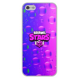 Заказать чехол для iPhone 5/5S в Москве. Чехол для iPhone 5/5S, объёмная печать Brawl Stars от THE_NISE  - готовые дизайны и нанесение принтов.