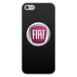 Заказать чехол для iPhone 5/5S в Москве. Чехол для iPhone 5/5S, объёмная печать FIAT  от DESIGNER   - готовые дизайны и нанесение принтов.