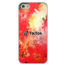 Заказать чехол для iPhone 5/5S в Москве. Чехол для iPhone 5/5S, объёмная печать Tik Tok от THE_NISE  - готовые дизайны и нанесение принтов.