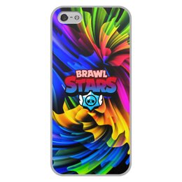 Заказать чехол для iPhone 5/5S в Москве. Чехол для iPhone 5/5S, объёмная печать Brawl Stars от THE_NISE  - готовые дизайны и нанесение принтов.