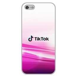 Заказать чехол для iPhone 5/5S в Москве. Чехол для iPhone 5/5S, объёмная печать Tik Tok от THE_NISE  - готовые дизайны и нанесение принтов.