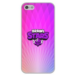 Заказать чехол для iPhone 5/5S в Москве. Чехол для iPhone 5/5S, объёмная печать Brawl Stars от THE_NISE  - готовые дизайны и нанесение принтов.