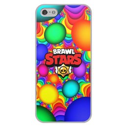 Заказать чехол для iPhone 5/5S в Москве. Чехол для iPhone 5/5S, объёмная печать Brawl Stars от THE_NISE  - готовые дизайны и нанесение принтов.