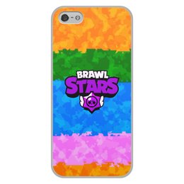 Заказать чехол для iPhone 5/5S в Москве. Чехол для iPhone 5/5S, объёмная печать Brawl Stars от THE_NISE  - готовые дизайны и нанесение принтов.