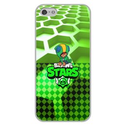 Заказать чехол для iPhone 5/5S в Москве. Чехол для iPhone 5/5S, объёмная печать Brawl Stars от THE_NISE  - готовые дизайны и нанесение принтов.