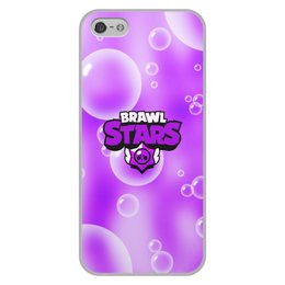 Заказать чехол для iPhone 5/5S в Москве. Чехол для iPhone 5/5S, объёмная печать Brawl Stars от THE_NISE  - готовые дизайны и нанесение принтов.