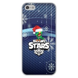 Заказать чехол для iPhone 5/5S в Москве. Чехол для iPhone 5/5S, объёмная печать Brawl Stars от THE_NISE  - готовые дизайны и нанесение принтов.