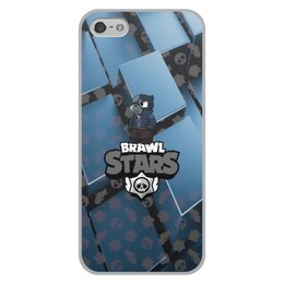 Заказать чехол для iPhone 5/5S в Москве. Чехол для iPhone 5/5S, объёмная печать Brawl Stars от THE_NISE  - готовые дизайны и нанесение принтов.