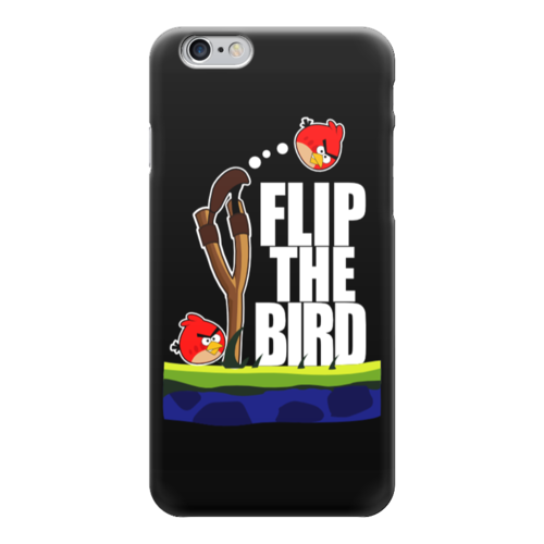 Заказать чехол для iPhone 6/6 Plus в Москве. Чехол для iPhone 6 глянцевый Flip The Bird от game-fan - готовые дизайны и нанесение принтов.