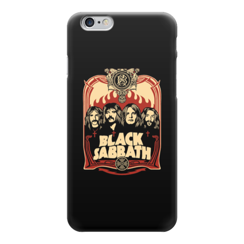 Заказать чехол для iPhone 6/6 Plus в Москве. Чехол для iPhone 6 глянцевый Black Sabbath от mrdiwan - готовые дизайны и нанесение принтов.
