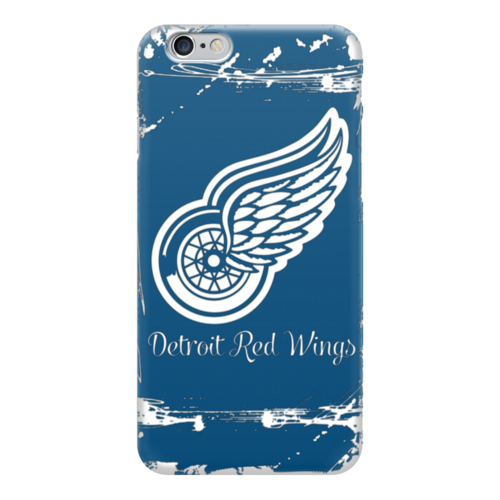 Заказать чехол для iPhone 6/6 Plus в Москве. Чехол для iPhone 6 глянцевый Detroit Red Wings от Сергей Дульнев - готовые дизайны и нанесение принтов.