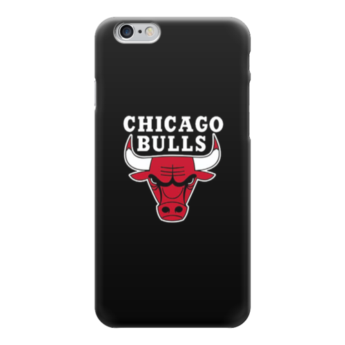 Заказать чехол для iPhone 6/6 Plus в Москве. Чехол для iPhone 6 глянцевый CHICAGO BULLS от azizasozaeva - готовые дизайны и нанесение принтов.