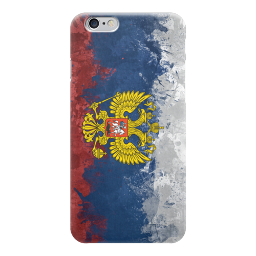 Заказать чехол для iPhone 6/6 Plus в Москве. Чехол для iPhone 6 глянцевый Россия от Polilog - готовые дизайны и нанесение принтов.
