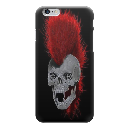 Заказать чехол для iPhone 6/6 Plus в Москве. Чехол для iPhone 6 глянцевый Punks Not Dead от Leichenwagen - готовые дизайны и нанесение принтов.